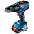 PARAFUSADEIRA/FURADEIRA DE IMPACTO A BATERIA 18V MOTOR BRUSHLESS GSB 18V-50 - 06019H51E0000 - Imagem 2
