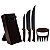 KIT PARA CHURRASCO TRAMONTINA CHURRASCO BLACK COM LÂMINAS DE AÇO INOX ESCURECIDO E CABOS DE MADEIRA 05 PEÇAS - 22999045 - Imagem 2