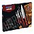 KIT PARA CHURRASCO TRAMONTINA EM AÇO INOX COM CABO VERMELHO POLYWOOD 14 PEÇAS - 21199789 - Imagem 1