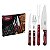 KIT PARA CHURRASCO TRAMONTINA EM AÇO INOX COM CABO VERMELHO POLYWOOD 14 PEÇAS - 21199789 - Imagem 2