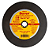DISCO ABRASIVO DE CORTE 229X1, 9X22,23MM (9"X5/64"X7/8") - DAC230-24 - Imagem 1