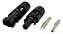 CONECTOR MC4 30A  (PAR MACHO/ FEMEA) SOLAR - Imagem 1