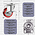 Rodinhas para moveis Com Trava Mesa 2polegadas Vermelho Kit 4Und - RRJ - Imagem 4