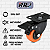 Rodinhas para moveis Com Freio 2 polegadas Laranja Kit 4 Und - RRJ - Imagem 3