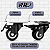 Rodinhas para moveis Com Trava Cama 2 polegadas Preto Kit 4 Und - RRJ - Imagem 5