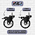 Rodinhas para moveis pesados Espiga 3polegadas Preto Kit 4Und - RRJ - Imagem 5