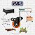 Rodinhas para moveis Freio e Espiga 2 polegadas Laranja Kit 4Und - RRJ - Imagem 2