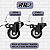 Rodinhas para moveis Trava e Espiga 2 polegadas Preto Kit 4 Und - RRJ - Imagem 5
