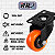Rodinhas para moveis Giratorio 2 polegadas Laranja Kit 4 Und - RRJ - Imagem 3