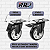 Rodinhas para moveis pesados Com Trava 3polegadas Preto Kit 4Und - RRJ - Imagem 5
