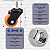 Rodinhas para moveis Com Espiga 2 polegadas Laranja Kit 4 Und - RRJ - Imagem 4