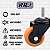 Rodinhas para moveis Com Espiga 2 polegadas Laranja Kit 4 Und - RRJ - Imagem 3