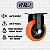 Rodinhas para moveis pesados fixas 3 polegadas Laranja Kit 4 Und - RRJ - Imagem 3