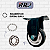 Rodinhas para moveis pesados fixas 3 polegadas Preta Kit 4 Und - RRJ - Imagem 5