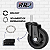 Rodinha para moveis pesados Com espiga 3polegadas Preto Kit 4Und - RRJ - Imagem 5