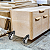 Rodinha para Moveis Bancada Trabalho 2,5polegadas Preto Kit 4Und - RRJ - Imagem 2