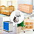 Rodinhas para moveis chapa L lateral 2 polegadas Marrom Kit 4Und - RRJ - Imagem 2