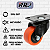 Rodizio para moveis Giratorio Mesa 1,5polegadas Laranja Kit 6Und - RRJ - Imagem 4