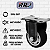 Rodinhas para moveis pesados Com Trava 3polegadas Preta Kit 4Und - RRJ - Imagem 3