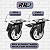 Rodinhas para moveis pesados Trava 3 polegadas Preto Kit 4 Und - RRJ - Imagem 6