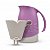 Bule Rosa Térmico Garrafa 700ml + Suporte Filtro De Café 102 - Imagem 2