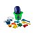 Kit Balde Castelinho Aventuras Radicais Brinquedos De Praia - Imagem 3