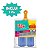 Kit 2 Rolos Saco de Lixo 100L Azul + Incluso 1 Pá - Esfrebom - Imagem 1