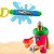 Kit Brincadeira na Praia com Lançador de Água + Balde RB19 - Imagem 1