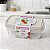 Kit 3 Potes Plásticos 1,8L Sanremo Com Tampa Vedação Segura - Imagem 6