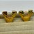 ARGOLA CLICK TRIANGULO EM BANHO DE OURO 18 K - Imagem 3