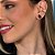 PIERCING FAKE CRISTAL EM BANHO DE OURO 18 K - Imagem 2