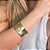 BRACELETE SARA EM BANHO DE OURO 18 K - Imagem 1