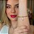 BRACELETE MENINA EM BANHO DE OURO 18 K - Imagem 2