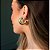 ARGOLA BOLD TAMANHO M NO BANHO DE OURO 18K - Imagem 1