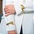 BRACELETE GOTA EM BANHO DE OURO 18K - Imagem 1