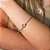 BRACELETE NÓ EM BANHO DE RÓDIO BRANCO - Imagem 1