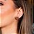 BRINCO LUV EM BANHO DE OURO 18 K - Imagem 1