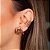 PIERCING FAKE FILETADO LISO EM BANHO DE OURO 18 K - Imagem 1