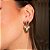 BRINCO CAMILA EM BANHO DE OURO 18 K - Imagem 2