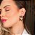 BRINCO CAMILA EM BANHO DE OURO 18 K - Imagem 1