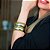BRACELETE CINTIA EM BANHO DE OURO 18 K - Imagem 3