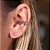 PIERCING FAKE CRISTAIS COLORIDOS EM BANHO DE OURO 18 K - Imagem 1