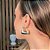 ARGOLA QUADRADA BOLD BANHO DE OURO 18K - Imagem 3