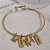 BRACELETE MINIMAL EM BANHO DE OURO 18 K - Imagem 2