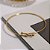 BRACELETE MINIMAL EM BANHO DE OURO 18 K - Imagem 1