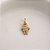 PINGENTE GIRL CRAVEJADO EM BANHO DE OURO 18K - Imagem 1