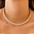 CHOCKER ARO EM BANHO DE OURO 18K EM NAVETES - Imagem 2