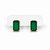 BRINCO VERDE JADE RETANGULAR - Imagem 2