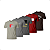 Kit 5 Camisas Camisetas Masculinas Atacado - Imagem 1