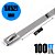 100x Abraçadeira ZIP Tie Termotape Cinta Lacre Aço Inox 304 5x521mm - Imagem 1